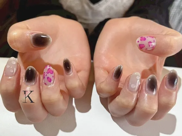 【新小岩】ヒョウ柄ネイル 【KLARIZZEパラジェル登録サ...