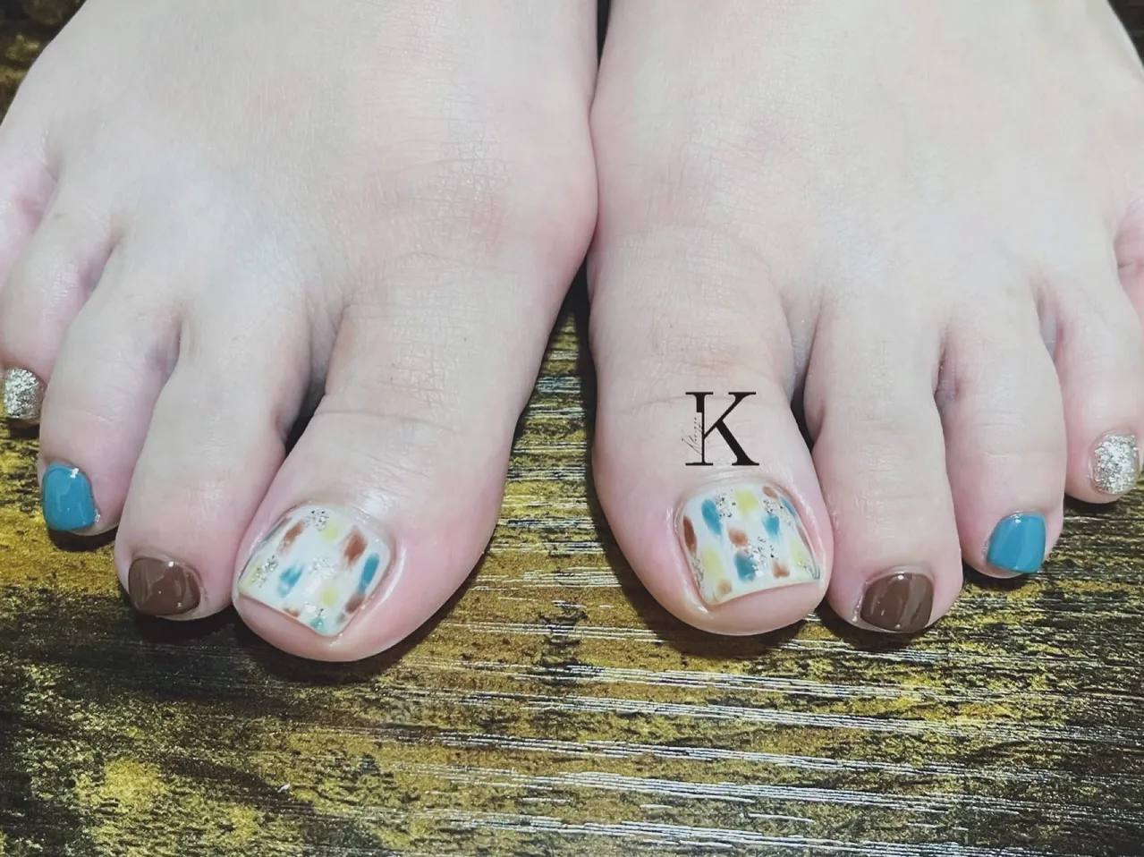 【新小岩】お任せフットネイル 【KLARIZZEパラジェル登...