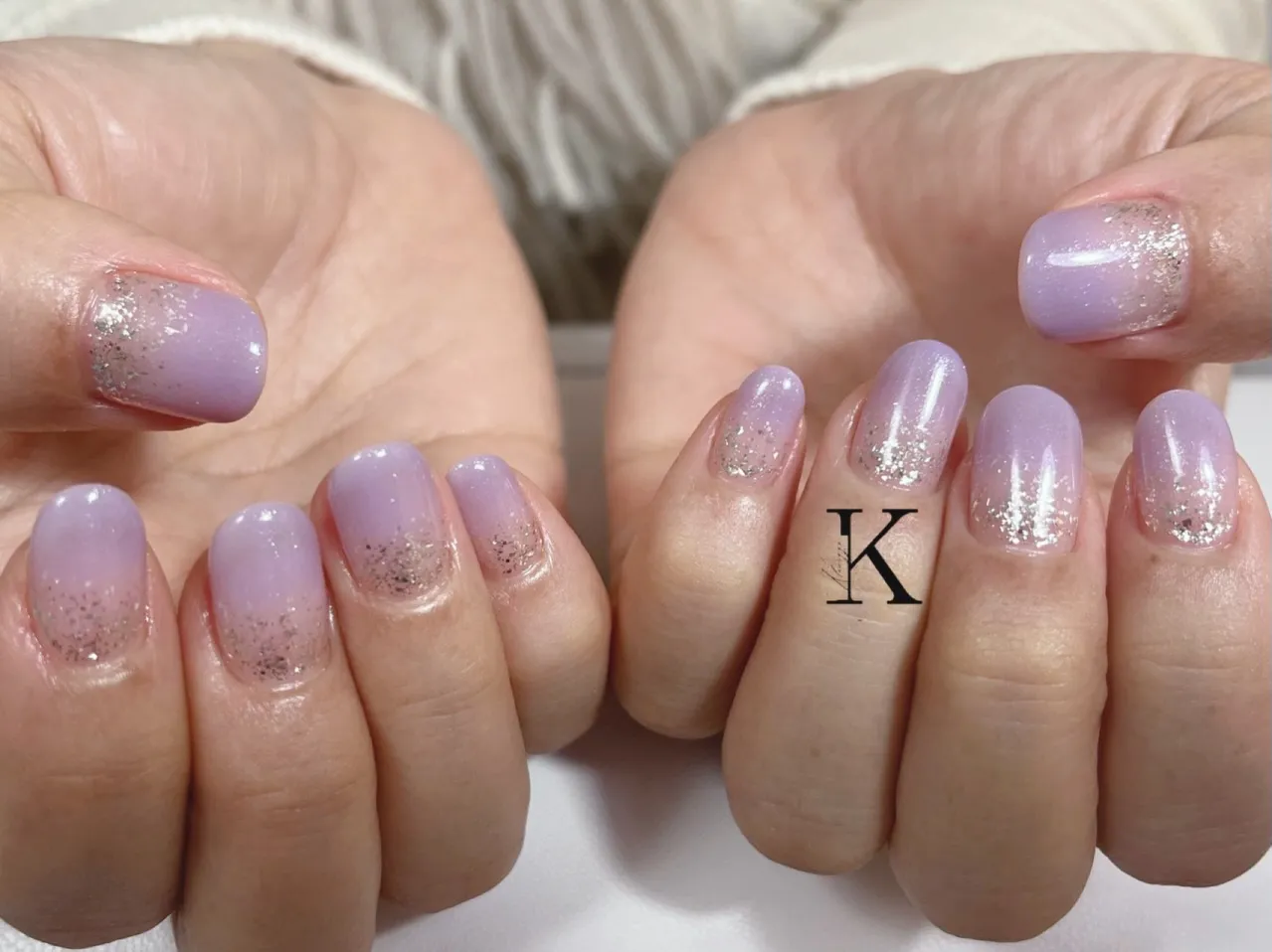 【新小岩】大人の藤色ネイル 【KLARIZZEパラジェル登録...