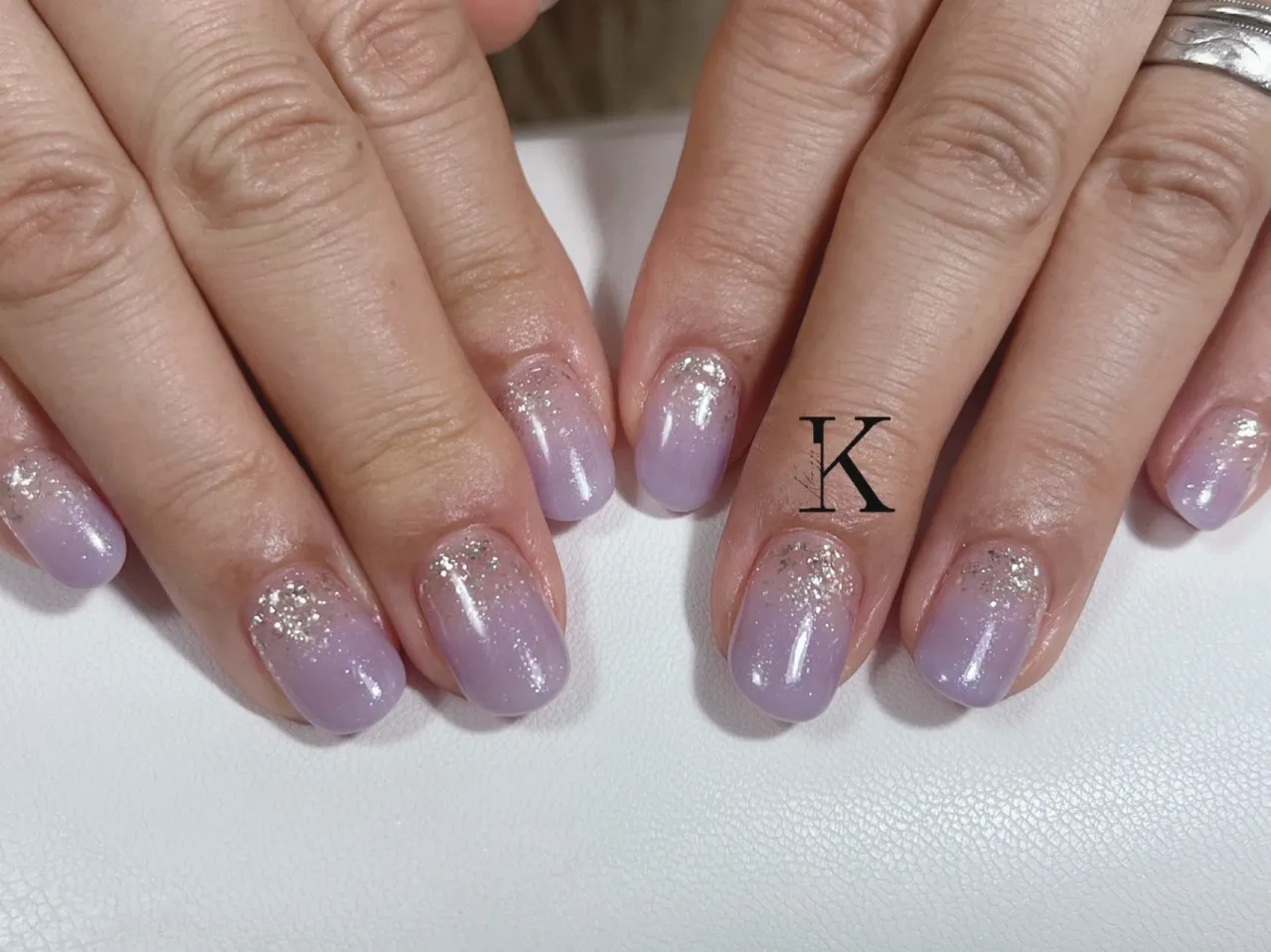 【新小岩】大人の藤色ネイル 【KLARIZZEパラジェル登録...