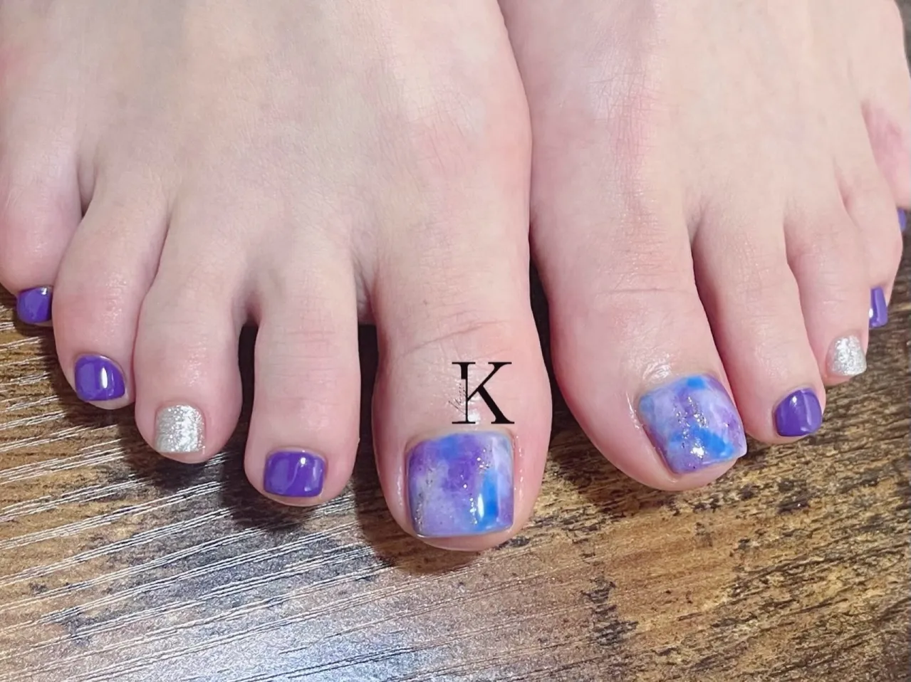 【新小岩】 梅雨フットネイル【KLARIZZEパラジェル登録...