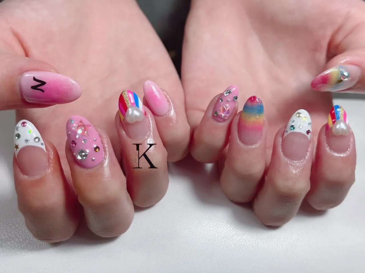 【新小岩】ピンクとレインボー 【KLARIZZEパラジェル登...