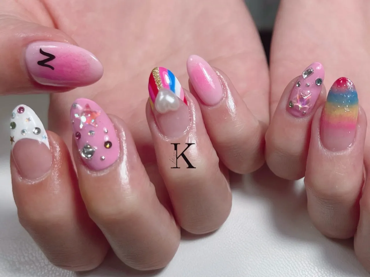 【新小岩】ピンクとレインボー 【KLARIZZEパラジェル登...