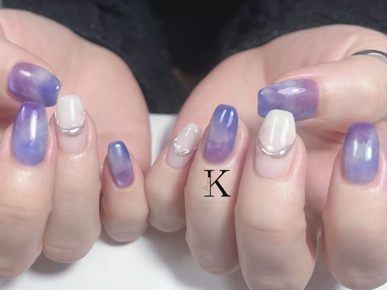 【新小岩】梅雨色ネイル 【KLARIZZEパラジェル登録サロ...